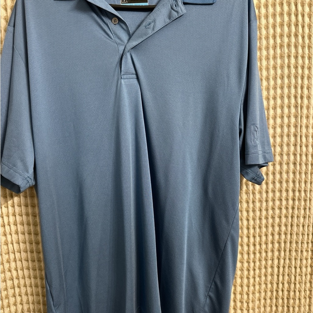 PGA Tour Steel Blue Polo Shirt